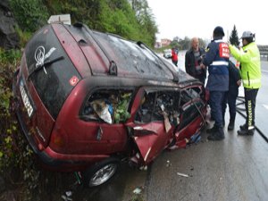 Giresun'daki Kazanın Acısı Rize'ye Düştü 1 Ölü, 1 Ağır Yaralı