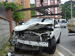Rize'de Trafik Kazası 3 Yaralı