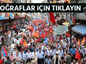 AK Parti Rize "Sevgi Yürüyüşü" Düzenledi