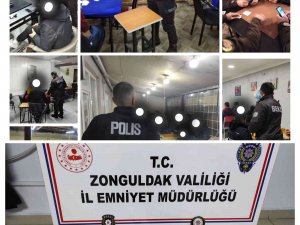 Zonguldak’ta Yasadışı Bahis Ve Kumarla Mücadele Denetimi Yapıldı