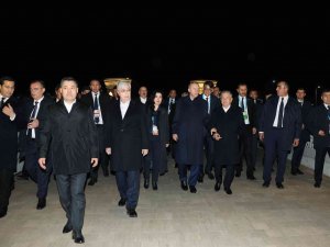 Cumhurbaşkanı Erdoğan, Özbekistan’da Liderlerle Gayriresmi Akşam Yemeğine Katıldı