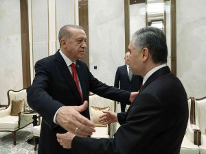 Cumhurbaşkanı Erdoğan, Türkmenistan Eski Cumhurbaşkanı Berdimuhammedov İle Görüştü