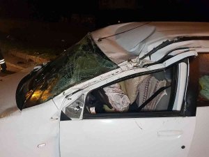 Samsun’da Otomobil Takla Attı: 2 Ağır Yaralı
