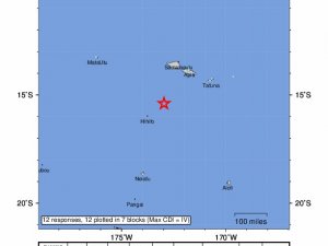 Tonga Açıklarında 6.7 Büyüklüğünde Deprem