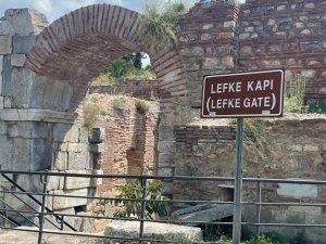 Tarihi Lefke Kapı’daki Suyolunda Osmanlı Kitabesi Bulundu
