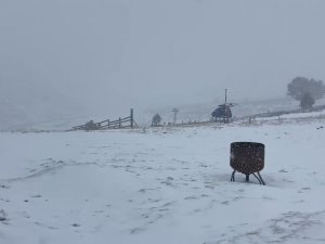 Uludağ’da Kar Yağışı Başladı