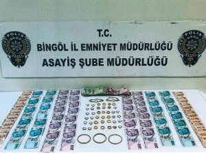 Bingöl’de 200 Bin Lira Değerinde Altın Ve Para Çalan Hırsız Tutuklandı