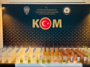 İ̇zmir’de Gümrük Kaçağı İçki Ele Geçirildi