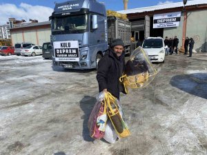 Kulu’dan Depremzedelere Yardım