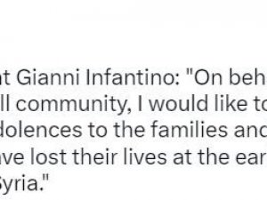 Fıfa Başkanı Gianni Infantino’dan Taziye Mesajı
