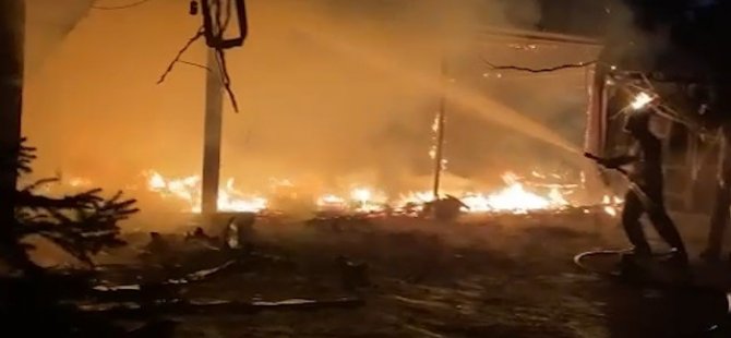 Rize’de Lokantada Çıkan Yangın Söndürüldü