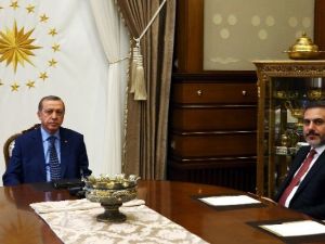 Cumhurbaşkanı Erdoğan Mit Müsteşarını Kabul Etti