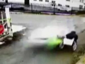 Rusya’da İnanılmaz Kaza Kamerada !