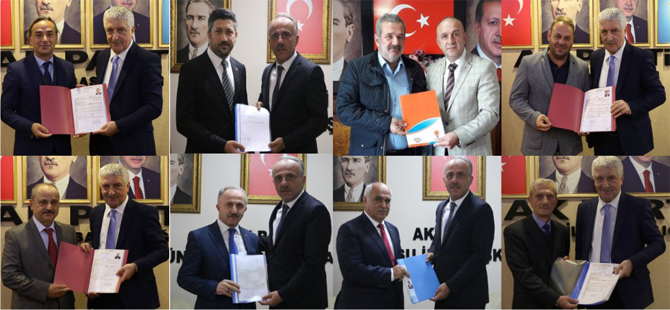 AK Parti Rize'de 8 Başvuru Daha