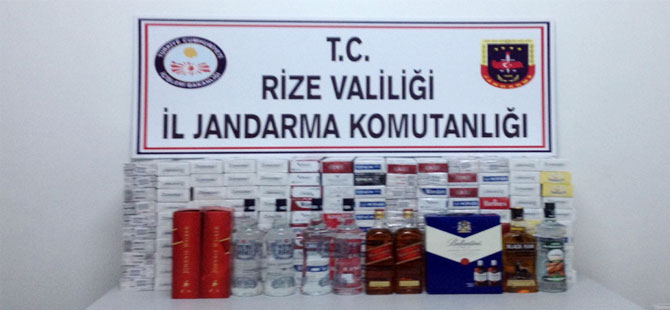 Rize'de Kaçakçılıkla Mücadele