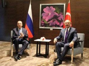 Çavuşoğlu, Rus Mevkidaşıyla Görüştü