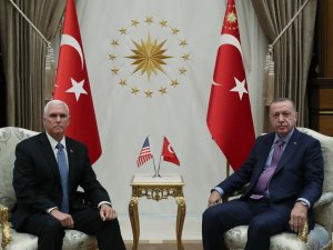 Cumhurbaşkanı Erdoğan’ın Mike Pence’i Kabulü Sona Erdi