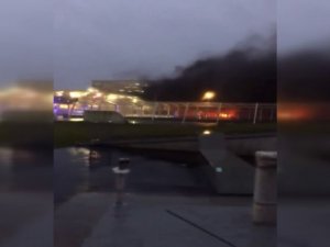 Norveç’te Havaalanında Çıkan Yangın Uçuşları İptal Ettirdi