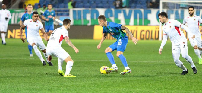 Çaykur Rizespor: 0 - Gençlerbirliği: 0 (İlk yarı)