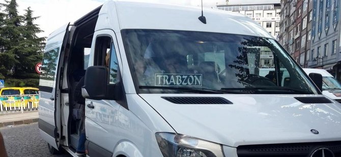 Rize – Of- Trabzon Dolmuş Seferleri Durduruldu