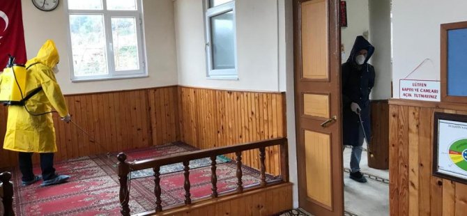 Rize İl Özel İdaresi Tüm Köyleri Dezenfekte Ediyor