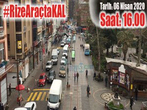 Rize Merkez #Araçlarda Kaldı