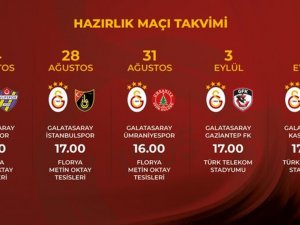 Galatasaray 5 Hazırlık Maçı Oynayacak