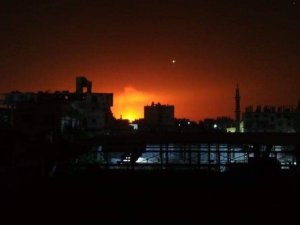 Şam’da Elektrik Santralinde Yangın