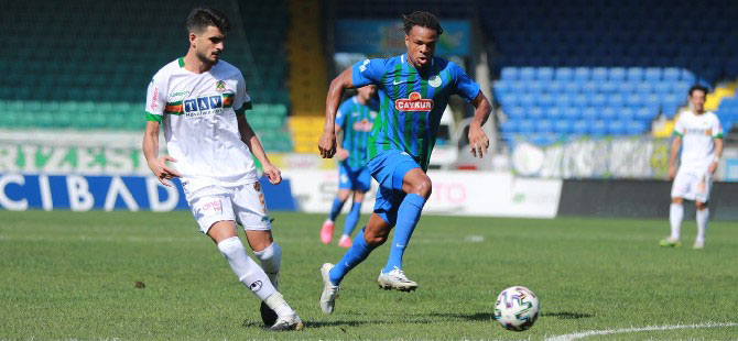 Çaykur Rizespor - Aytemiz Alanyaspor 1-1'lerini Üzmediler