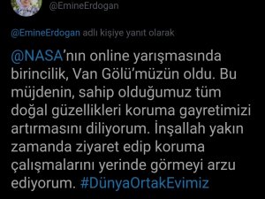 Emine Erdoğan, Van Gölü’nü Ziyaret Edecek