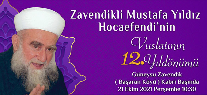 Zavendikli Mustafa Yıldız Hoca, Rize'de Anılacak