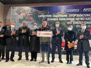 Gayrettepe İstanbul Havalimanı Metro Hattında Test Sürüşleri Başladı