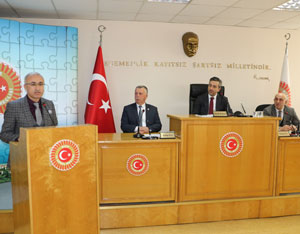 RTEÜ Rektörü Karaman, İl Genel Meclisine Konuk Oldu