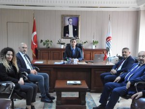 Başkan Sadıkoğlu’ndan Yeni Vergi Dairesi Başkanı Balıkçı’ya Ziyaret