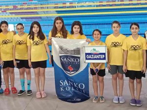 Sanko Okulları Öğrencileri Yüzmede 12 Madalya Kazandı