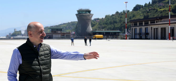 Bakan Karaismailoğlu: Rize Artvin Havalimanı hem Karadeniz bölgesine hem de Karadeniz'e komşu ülkelere hizmet verecek
