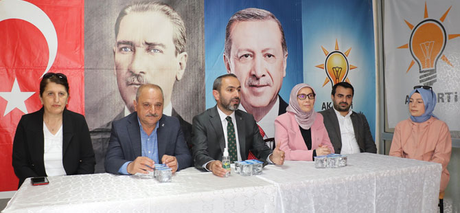 İl Başkanı Alim'den İlçelere Teşekkür Ziyareti