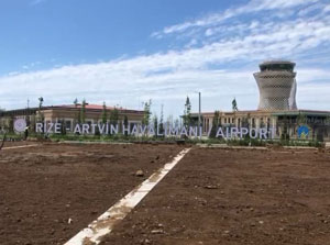Rize-Artvin Uluslararası Havalimanı Bir Haftada Yaklaşık 9 Bin Yolcuyu Ağırladı