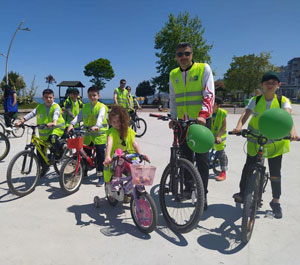 Rize’de "10. Yeşilay Bisiklet Turu" Düzenlendi