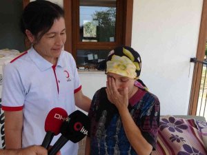 Antalya’da Yeni Evine Kavuşan Yangınzedenin Sevinç Gözyaşları