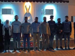 Gaziantep’te 10 Düzensiz Göçmen Yakalandı