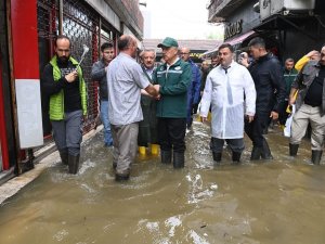 Bakan Kirişci Zonguldak’ta Sel Felaketinin Yaşandığı Bölgede