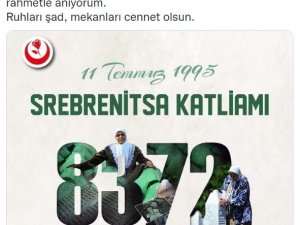Bbp Genel Başkanı Destici’den Srebrenitsa Mesajı