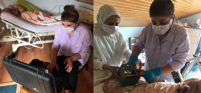 Rize’de Hasta, Yaşlı, Şehit ve Gazi Ailelerine Evde Kimlik Hizmeti