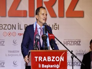Fatih Erbakan, Trabzon'da konuştu: "Yeniden Refah'ı iktidara getirmemiz lazım"