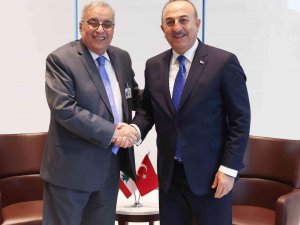 Dışişleri Bakanı Çavuşoğlu, Lübnan Dışişleri Bakanı Habib İle Görüştü