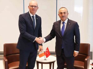 Dışişleri Bakanı Çavuşoğlu, İ̇rlanda Dışişleri Ve Savunma Bakanı Coveney İle Görüştü