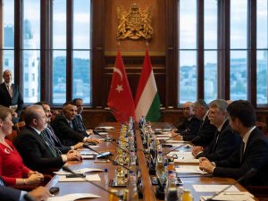 Tbmm Başkanı Şentop, Macaristan Meclis Başkanı Köver’le Görüştü
