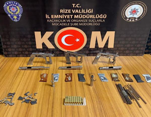 Rize’de Silah Kaçakçılığı Operasyonu: 1 Gözaltı