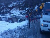 Artvin’de Sürücülerin Kar Çilesi